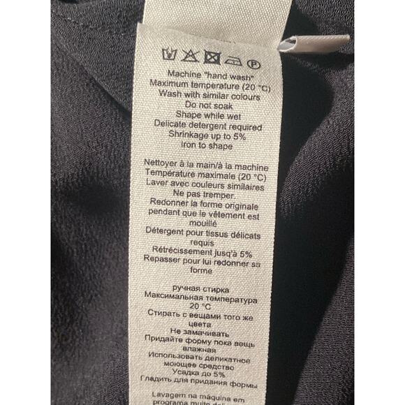 Malene Birger Maxi Dress ~ Eliah Silk Animal Print Shibori Look ~ Sz 38 - Picture 8 of 13